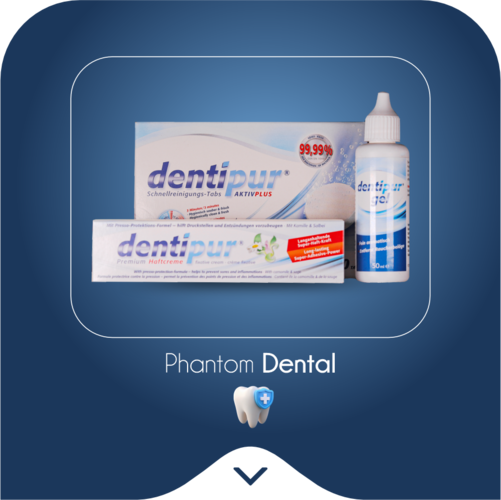 ژل تمیزکننده دندان مصنوعی Dentipur